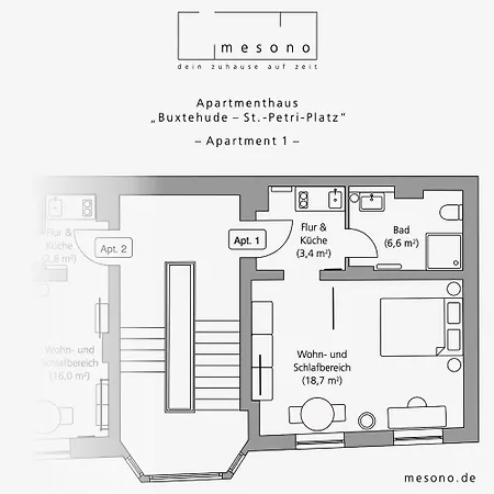 Studiowohnung 1 In Apartmán Buxtehude
